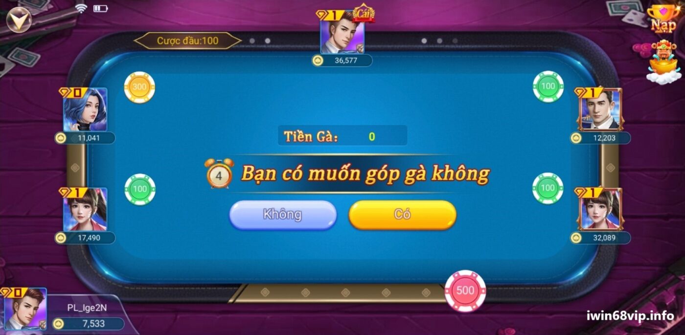 game bài ba cây, cách chơi game ba cây, game ba cây IWIN68, game ba cây online