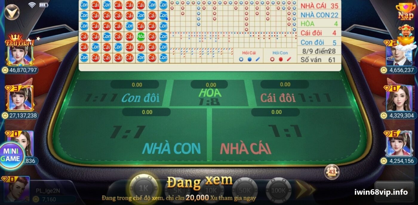 game baccarat online, luật chơi game baccarat