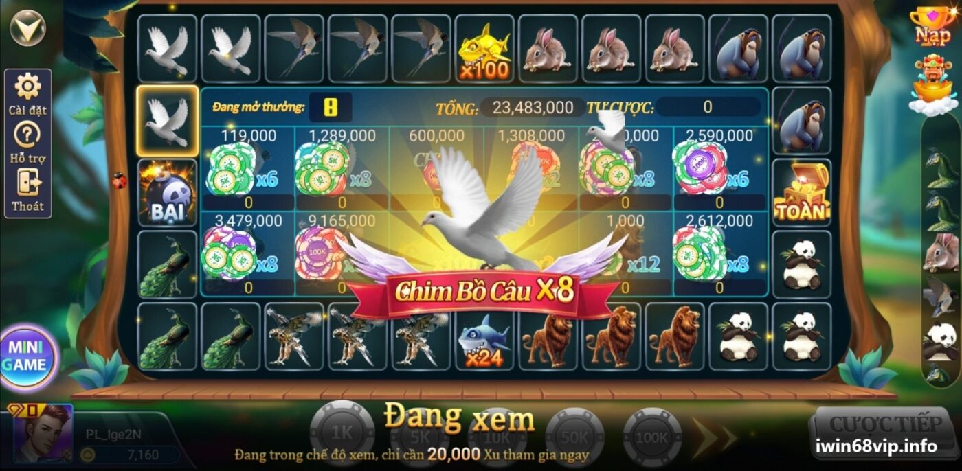 game quay thú IWIN68, mẹo chơi game quay thú