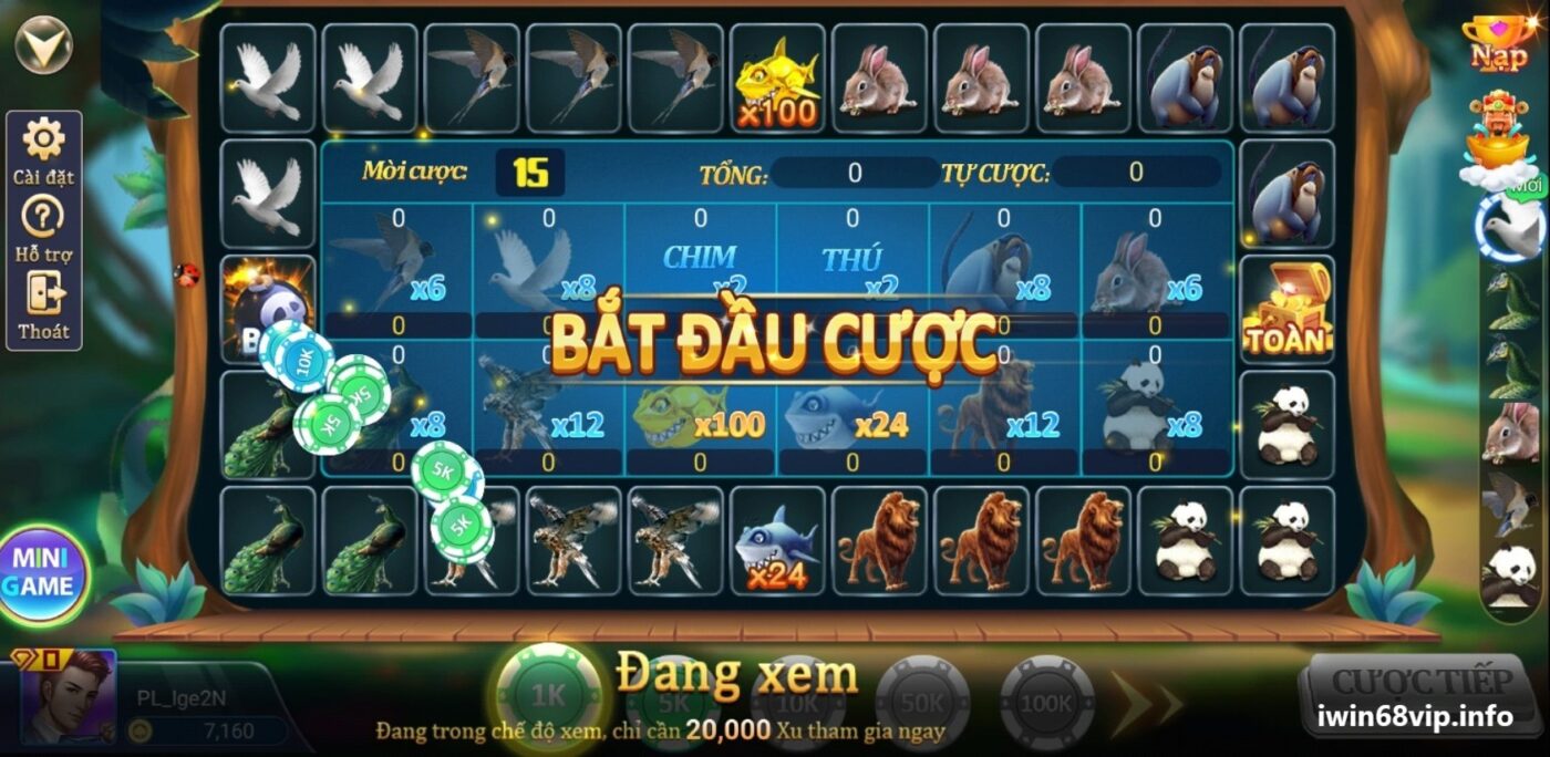 game quay thú IWIN68, mẹo chơi game quay thú