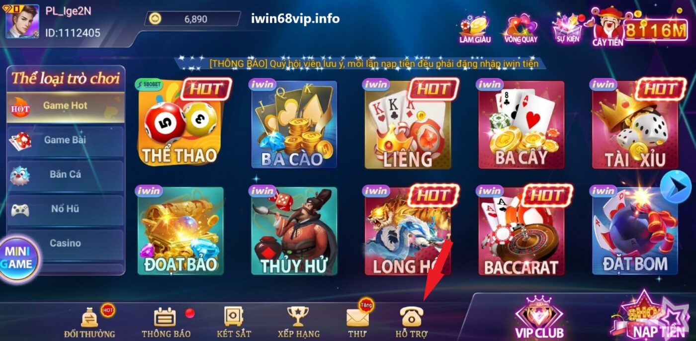 hỗ trợ IWIN68, hỗ trợ nhà cái IWIN, CSKH IWIN68