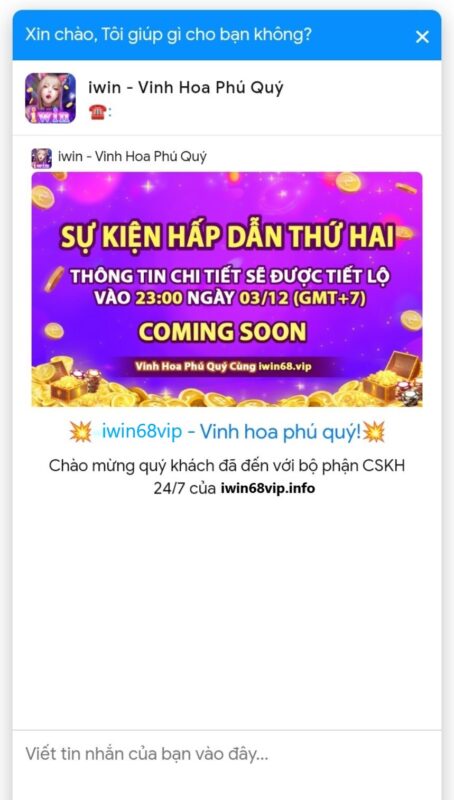 hỗ trợ game IWIN68, hỗ trợ IWIN68