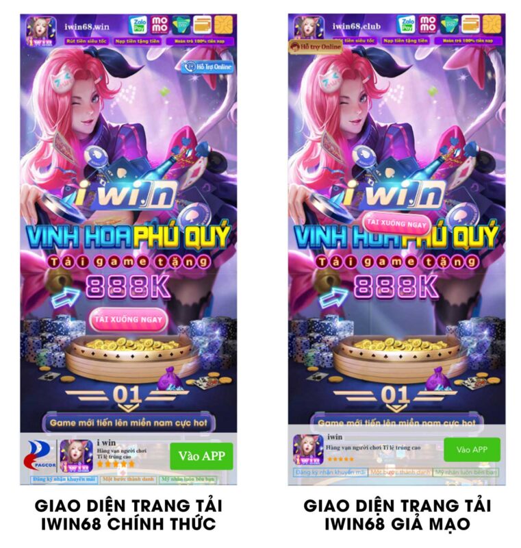 bí mật iwin68, iwin68, phân biệt iwin68 giả và thật