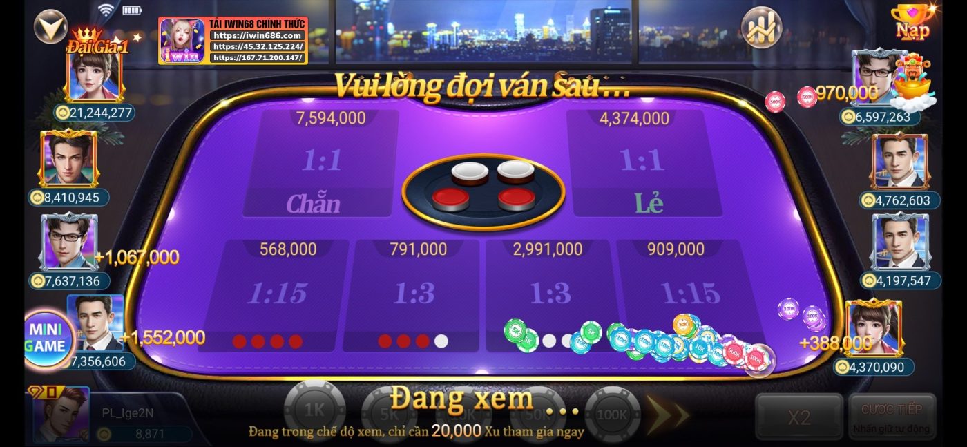 cách chơi xóc đĩa thắng, game Xóc đĩa IWIN68, cách chơi xóc đĩa, hướng dẫn cách chơi xóc đĩa