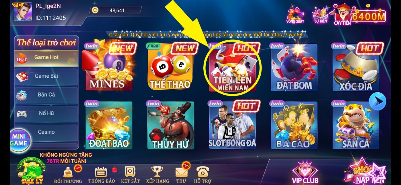 hướng dẫn tải game Tiến Lên Miền Nam online, tải game tiến lên miền nam, tải tiến lên miền nam online