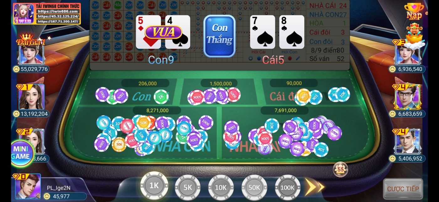 Game bài đổi thưởng uy tín, top game bài đổi thưởng uy tín, game bài đổi thưởng IWIN68